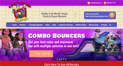 Desktop Screenshot of letsjumprentals.com